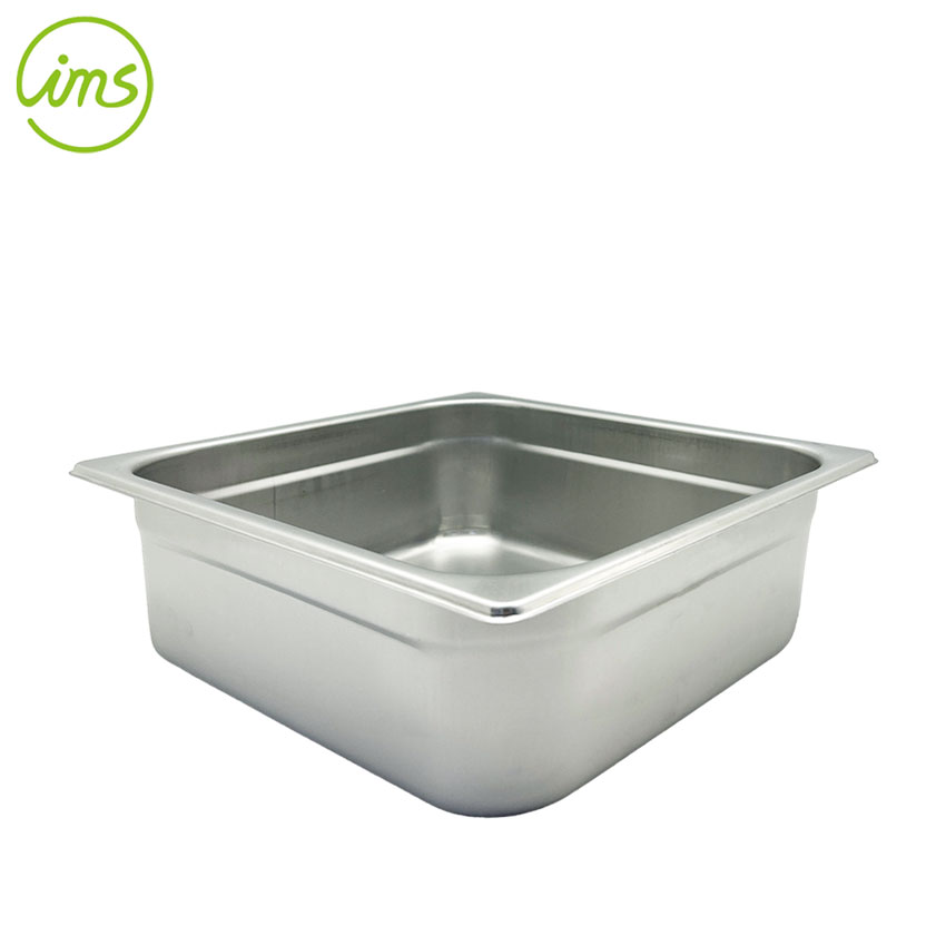 1/2 Size Stainless Steel Steam Table Pan with Lid